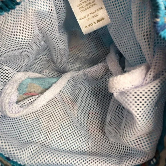 Janie and Jack swim trunks blue submarine size 0-3 months - Picture 5 of 8